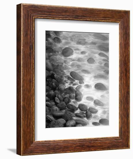 Surf on Stone Beach, Point Lobos State Reserve, California, Usa-Paul Colangelo-Framed Photographic Print