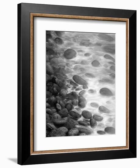 Surf on Stone Beach, Point Lobos State Reserve, California, Usa-Paul Colangelo-Framed Photographic Print