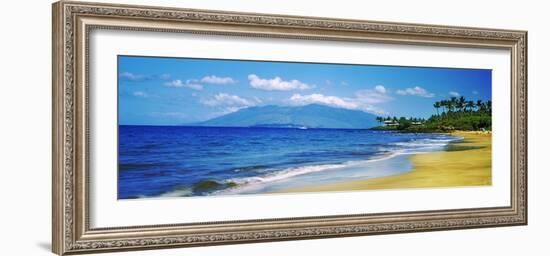 Surf on the Beach, Kapalua Beach, Maui, Hawaii, USA-null-Framed Photographic Print