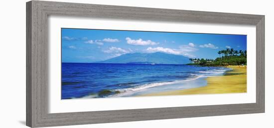 Surf on the Beach, Kapalua Beach, Maui, Hawaii, USA-null-Framed Photographic Print