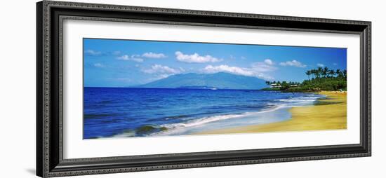 Surf on the Beach, Kapalua Beach, Maui, Hawaii, USA-null-Framed Photographic Print