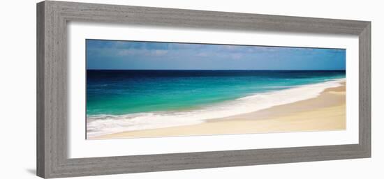 Surf on the Beach, Oahu, Hawaii, USA-null-Framed Photographic Print