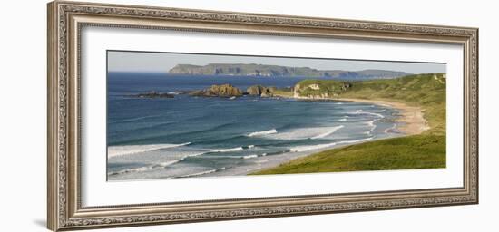 Surf on the Beach, Whitepark Bay, County Antrim, Northern Ireland-null-Framed Photographic Print