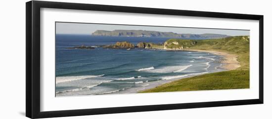 Surf on the Beach, Whitepark Bay, County Antrim, Northern Ireland-null-Framed Photographic Print