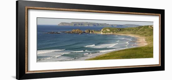 Surf on the Beach, Whitepark Bay, County Antrim, Northern Ireland-null-Framed Photographic Print