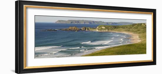 Surf on the Beach, Whitepark Bay, County Antrim, Northern Ireland-null-Framed Photographic Print