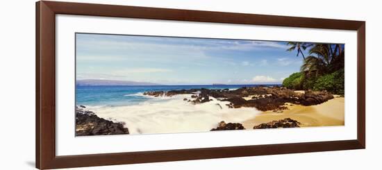 Surf on the Coast, Maui, Hawaii, USA-null-Framed Photographic Print