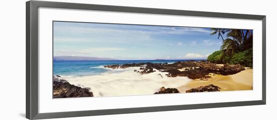 Surf on the Coast, Maui, Hawaii, USA-null-Framed Photographic Print