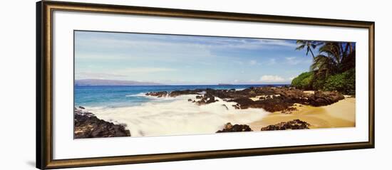 Surf on the Coast, Maui, Hawaii, USA-null-Framed Photographic Print