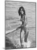 Surf Rider Returning After Surfing-Allan Grant-Mounted Photographic Print