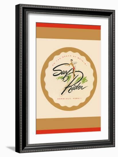 Surf Rider-null-Framed Premium Giclee Print