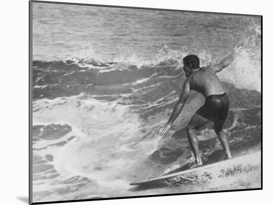 Surf Riders Surfing-Allan Grant-Mounted Photographic Print