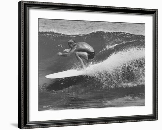 Surf Riders Surfing-Allan Grant-Framed Photographic Print