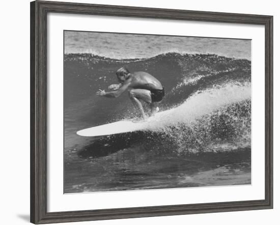 Surf Riders Surfing-Allan Grant-Framed Photographic Print