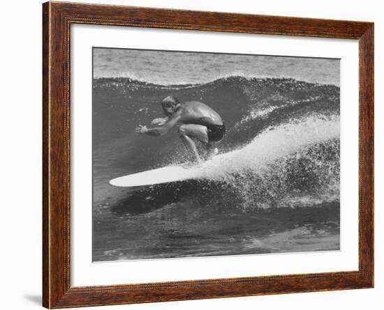 Surf Riders Surfing-Allan Grant-Framed Photographic Print