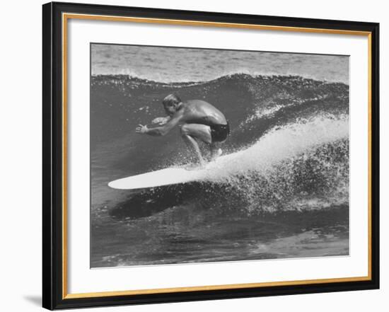 Surf Riders Surfing-Allan Grant-Framed Photographic Print