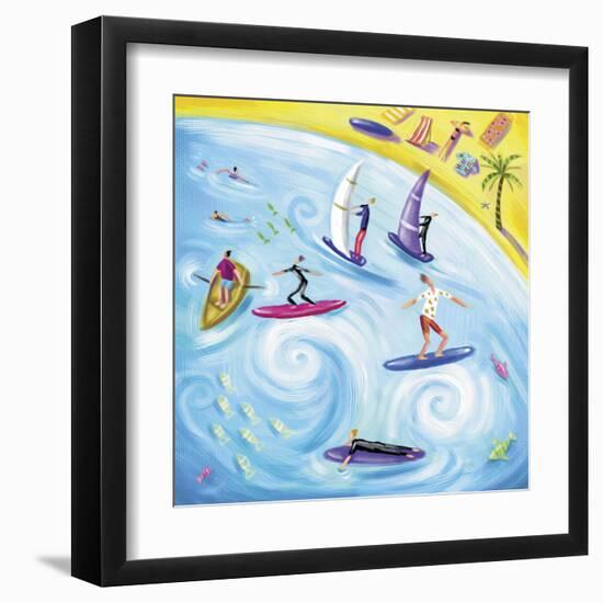 Surf's Up-Jo Parry-Framed Giclee Print