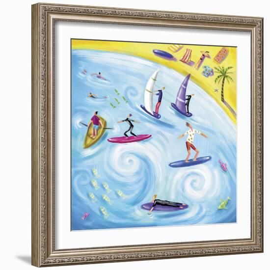 Surf's Up-Jo Parry-Framed Giclee Print