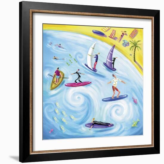 Surf's Up-Jo Parry-Framed Giclee Print