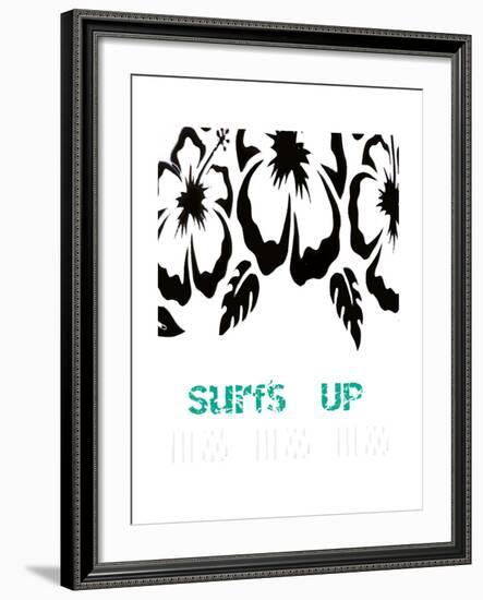 SURF'S  UP-Ricki Mountain-Framed Art Print