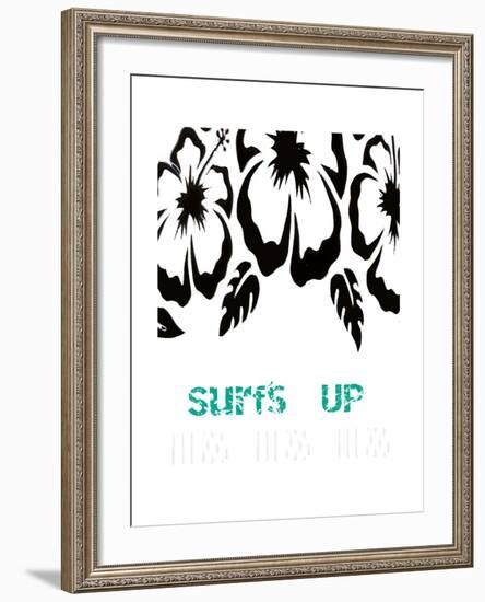 SURF'S  UP-Ricki Mountain-Framed Art Print