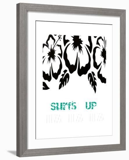 SURF'S  UP-Ricki Mountain-Framed Art Print