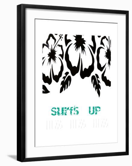 SURF'S  UP-Ricki Mountain-Framed Art Print