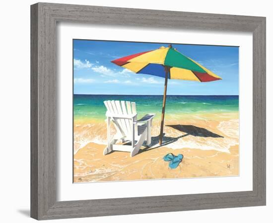 Surf, Sand Summer-Scott Westmoreland-Framed Art Print