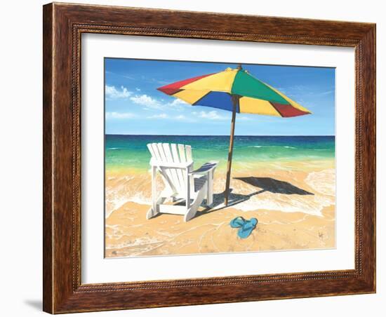 Surf, Sand Summer-Scott Westmoreland-Framed Art Print