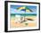 Surf, Sand Summer-Scott Westmoreland-Framed Art Print