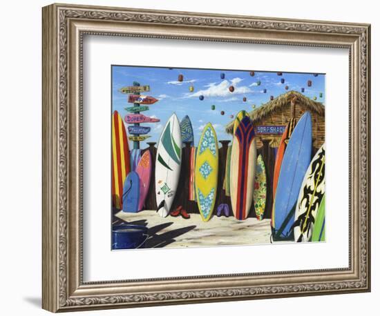 Surf Shack-Scott Westmoreland-Framed Premium Giclee Print