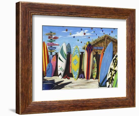 Surf Shack-Scott Westmoreland-Framed Premium Giclee Print