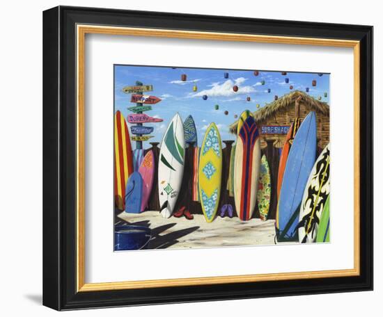 Surf Shack-Scott Westmoreland-Framed Premium Giclee Print