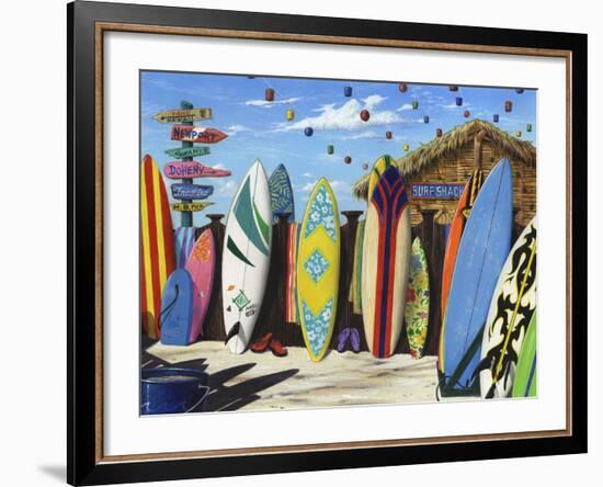 Surf Shack-Scott Westmoreland-Framed Art Print