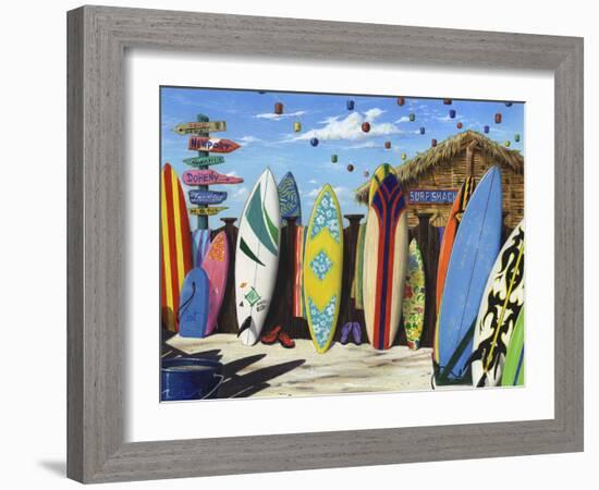 Surf Shack-Scott Westmoreland-Framed Art Print