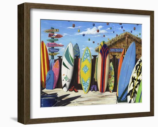 Surf Shack-Scott Westmoreland-Framed Art Print