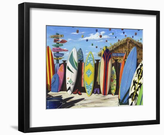 Surf Shack-Scott Westmoreland-Framed Art Print