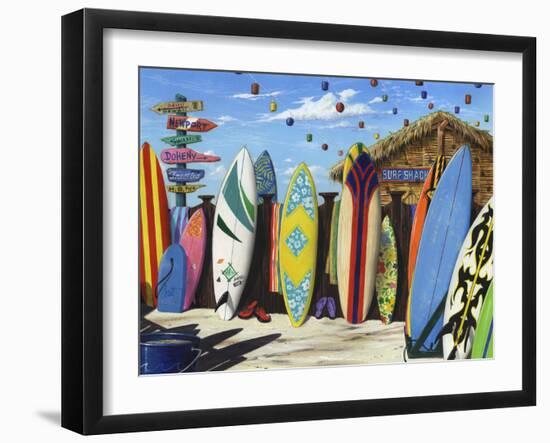 Surf Shack-Scott Westmoreland-Framed Art Print