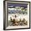 "Surf Swimming," August 14, 1948-John Falter-Framed Giclee Print