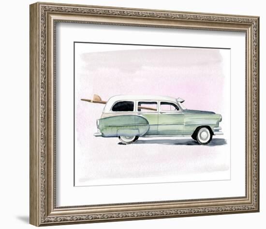 Surf Wagon III-Jennifer Parker-Framed Art Print