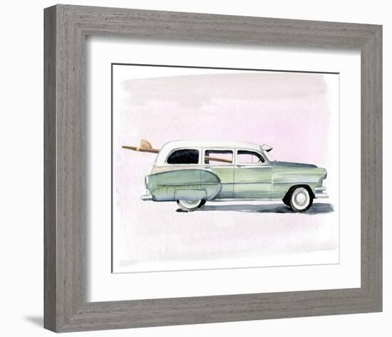 Surf Wagon III-Jennifer Parker-Framed Art Print