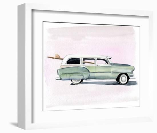 Surf Wagon III-Jennifer Parker-Framed Art Print