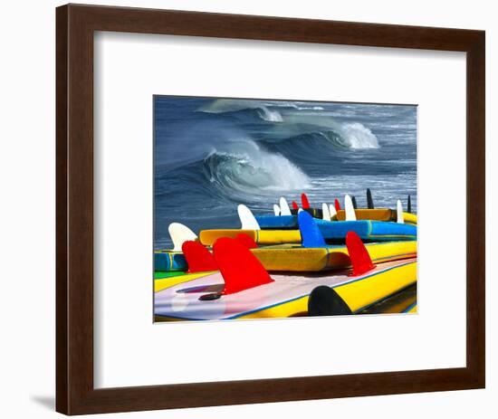 Surf-luiz rocha-Framed Photographic Print