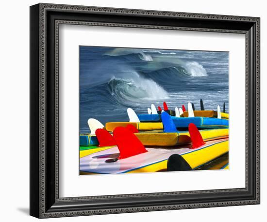 Surf-luiz rocha-Framed Photographic Print