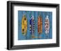 Surf-Design Turnpike-Framed Giclee Print