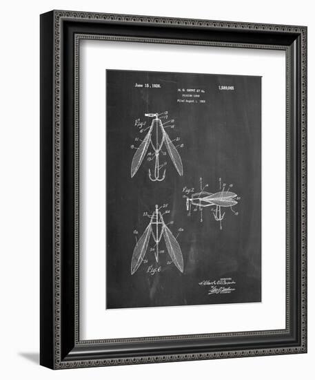 Surface Fishing Lure Patent-Cole Borders-Framed Art Print