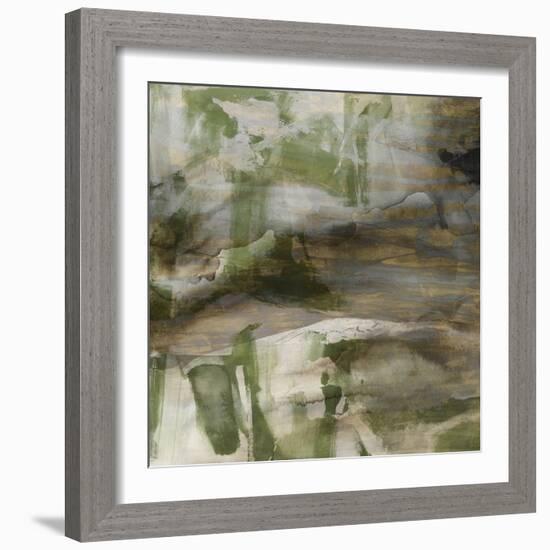 Surface in Green II-Sisa Jasper-Framed Art Print
