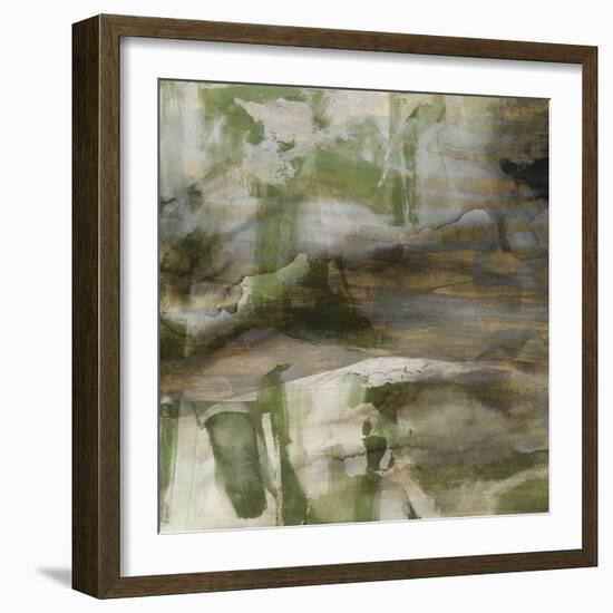 Surface in Green II-Sisa Jasper-Framed Art Print