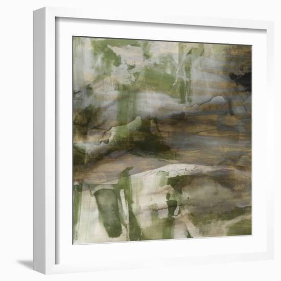 Surface in Green II-Sisa Jasper-Framed Art Print