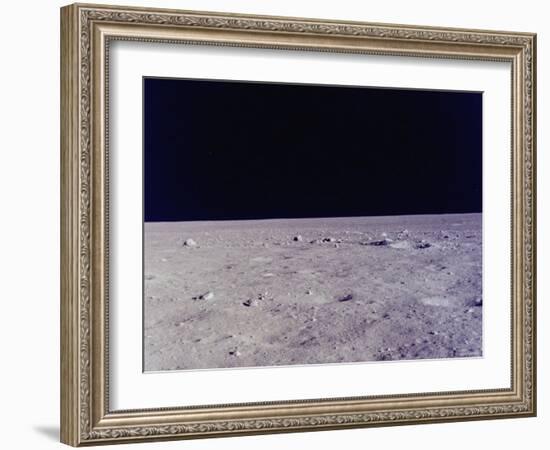 Surface of Moon as Seen from Window of Apollo 11 Lunar Module-null-Framed Photographic Print